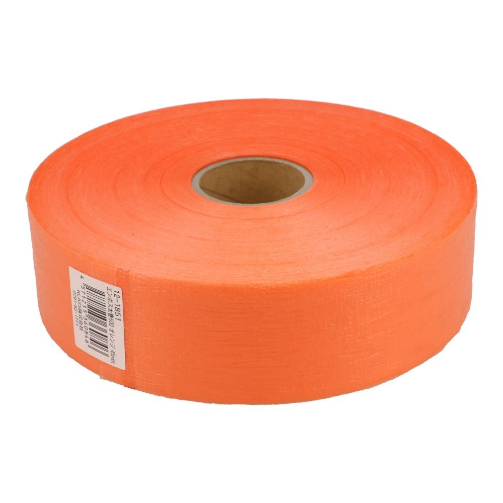 ＫＹＯＫＵＴＯ　エンボスカットテープ　太巻, オレンジ, 45mm&times;500m