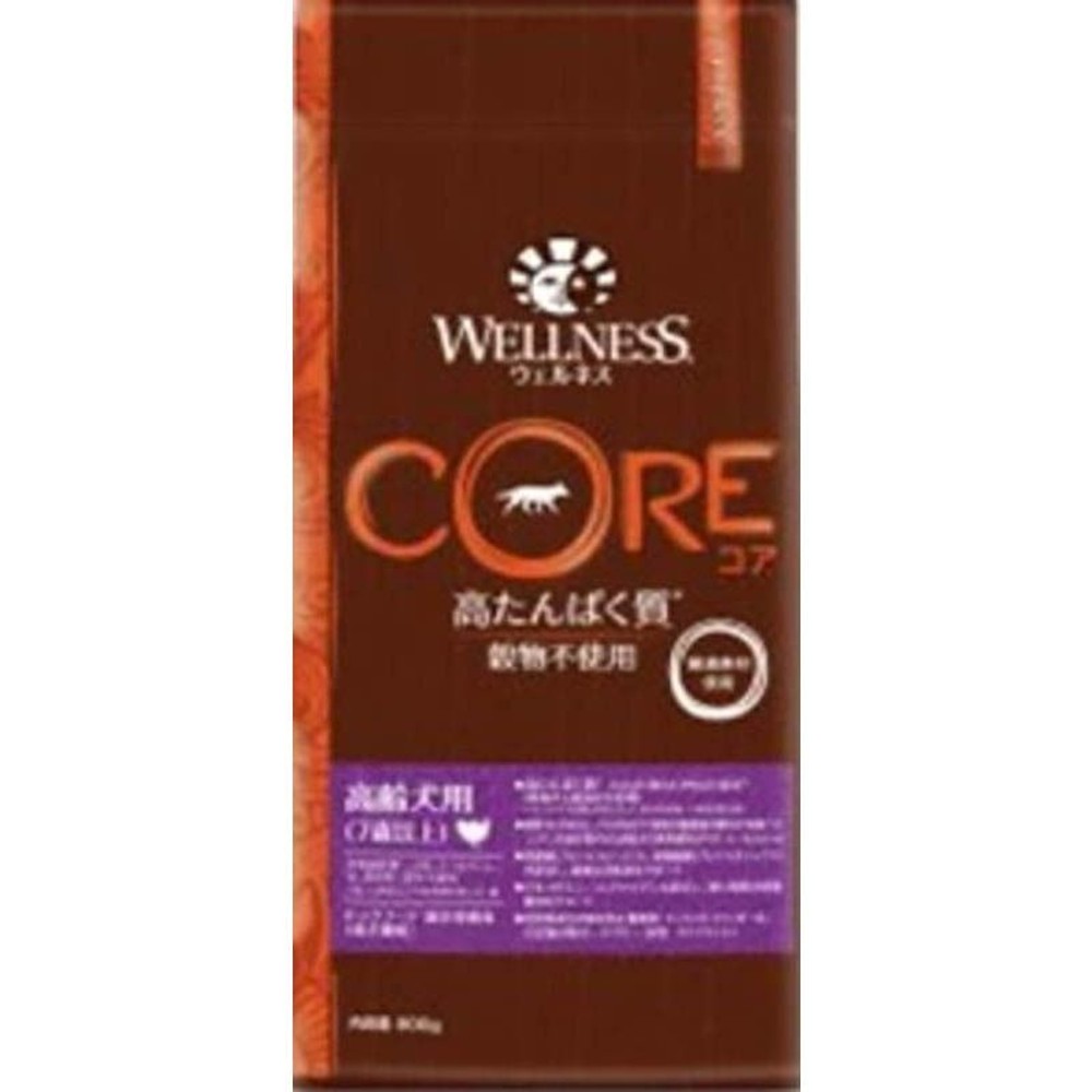 ウェルペット　ウェルネスコア高齢犬用　８００ｇ, 高齢犬用 骨抜き七面鳥, 800g