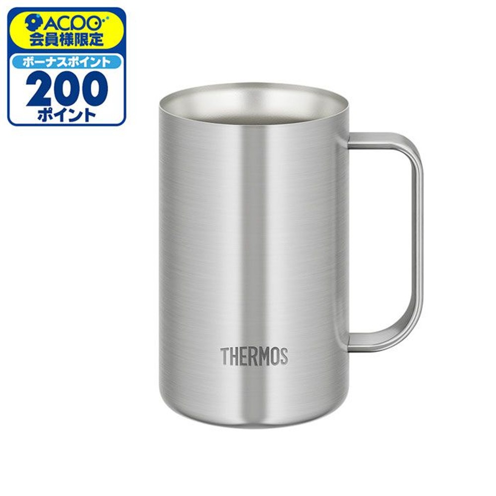 サーモス　真空断熱ジョッキ ＪＤＫー６０１ Ｓ１, ステンレス1, 600ml
