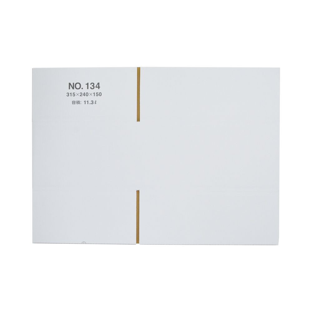 １３４　白ダンボール　３１５&times;２４０&times;１５０, 白, 80サイズ