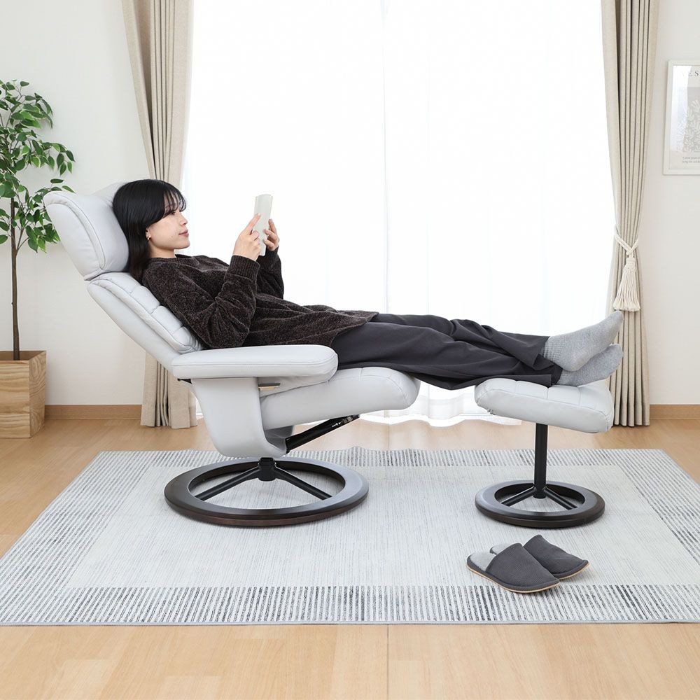 不二貿易 パーソナルチェアー　オール　ＧＹ【メーカー直送・代引不可】, グレー, 幅810mm&times;奥行mm&times;高さmm