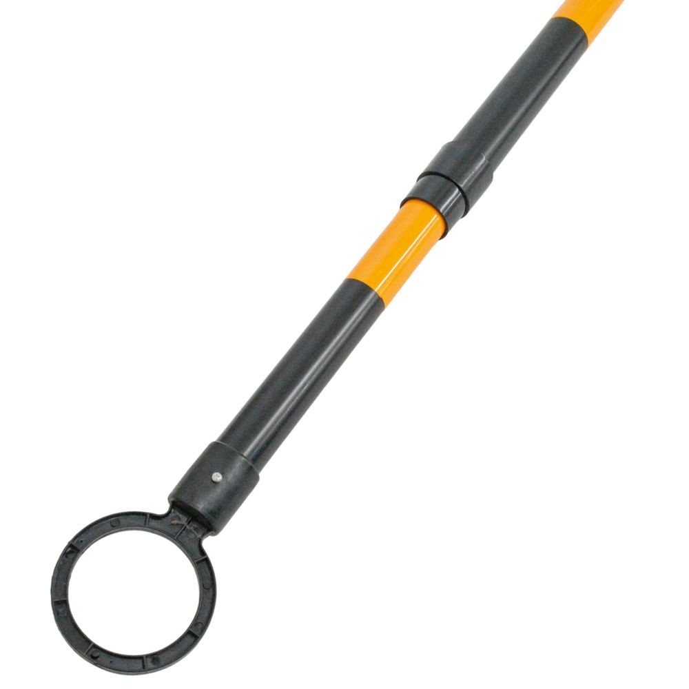 伸縮コーンバー　黄黒　約１．７ｍ〜３ｍ, 黄黒, 1.7〜3.0m