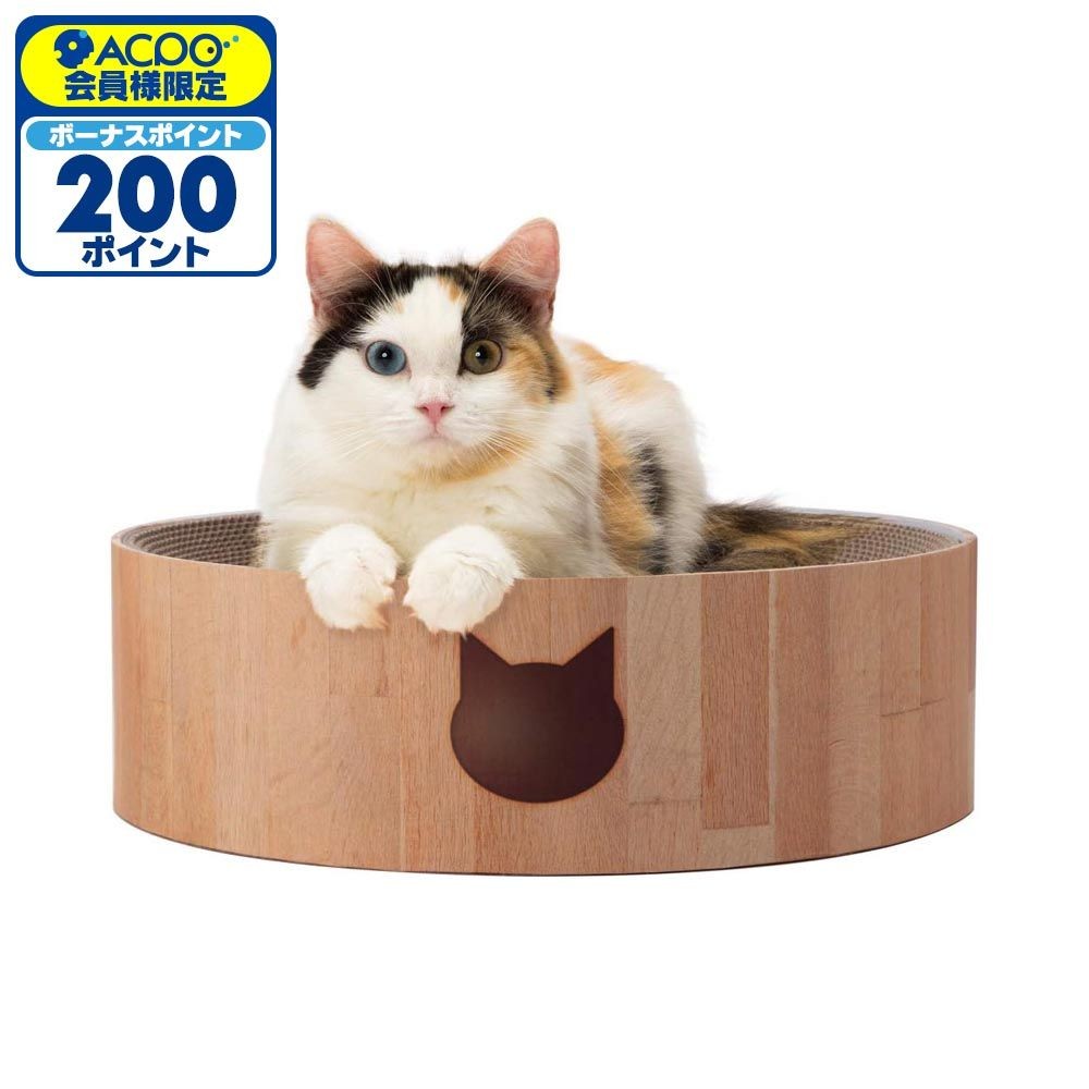 猫壱　バリバリボウル　猫柄, 猫柄, 幅398mm、奥行き398mm、高さ120mm