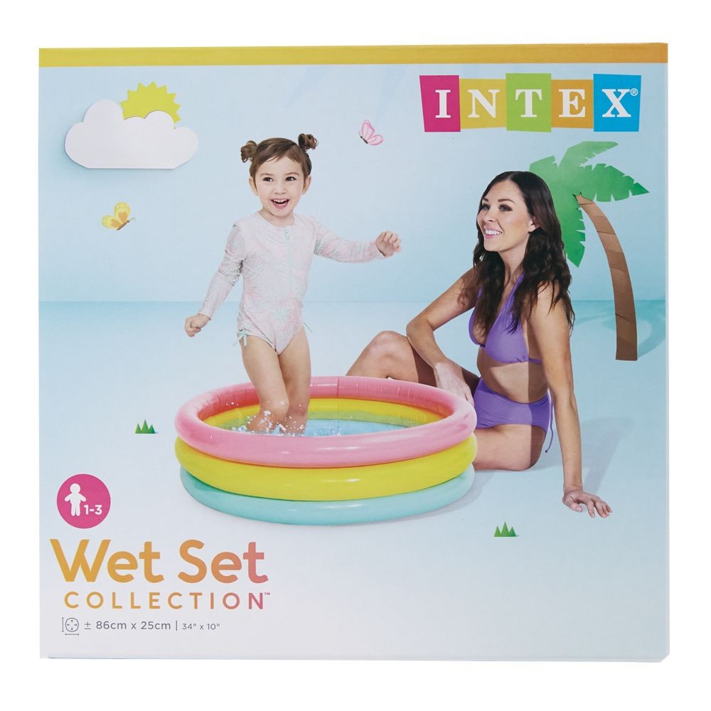 ＩＮＴＥＸ（インテックス）　サンセットグローベイビープール　Ｕ５８９２４, 3色, 86cm×86cm×25cm