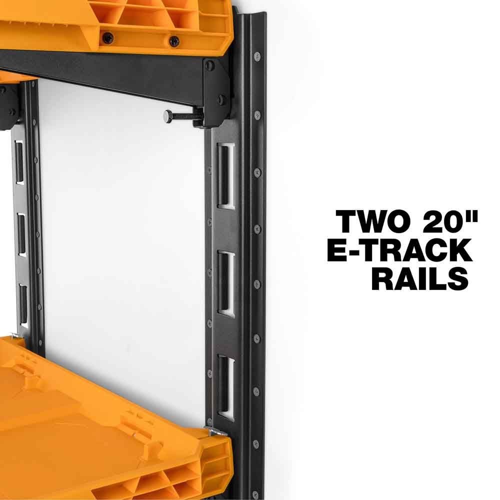 TOUGHBUILT（タフビルト）STACK TECH(スタックテック) 　2段 ウォールマウントシェルフ, オレンジイエロー, TB-B1S3-M-20