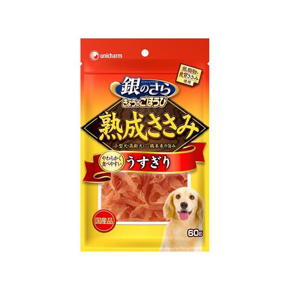 グラン・デリ おやつ 鶏ささみの熟成 うすぎり 60g, 鶏ささみ熟成, 60g