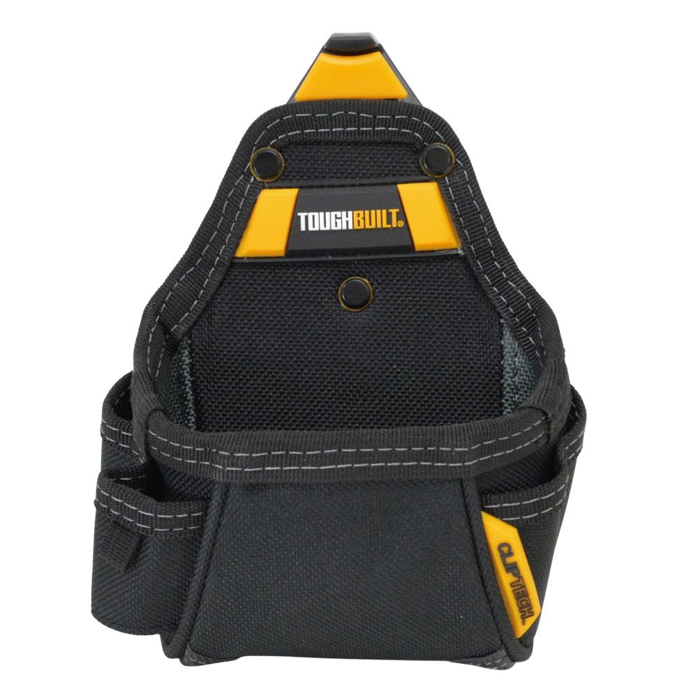 TOUGHBUILT（タフビルト）　テープメジャーポーチ　TB-CT-25　ClipTech対応　工具ポーチ　5ポケット, 黒, TB-CT-25