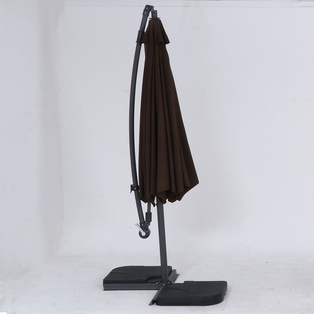 不二貿易  ハンギングパラソル2, アイボリー, 直径約3.0m