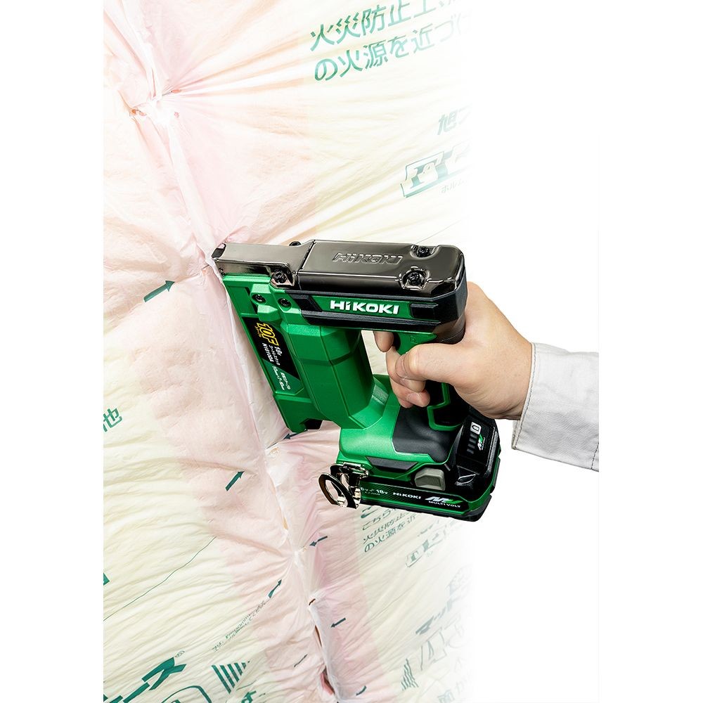 ハイコーキ　HIKOKI １８Ｖタッカ（蓄電池１個、充電器付き） N1810DA (XPZ), グリーン, N1810DA (XPZ)