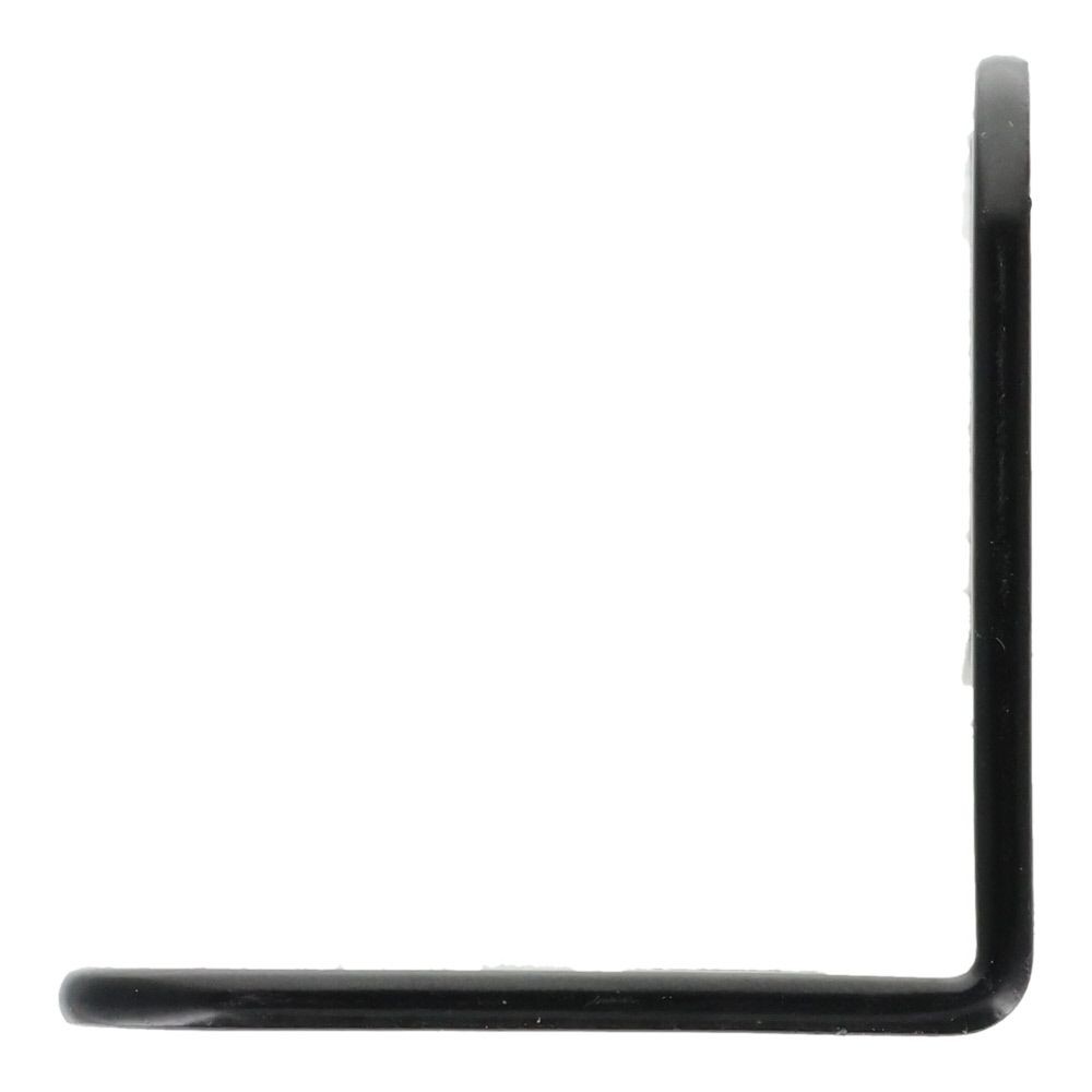 ２&times;４金具Ｌ型アングルタイプ　１７０&times;３７&times;３７, 黒, L型アングル