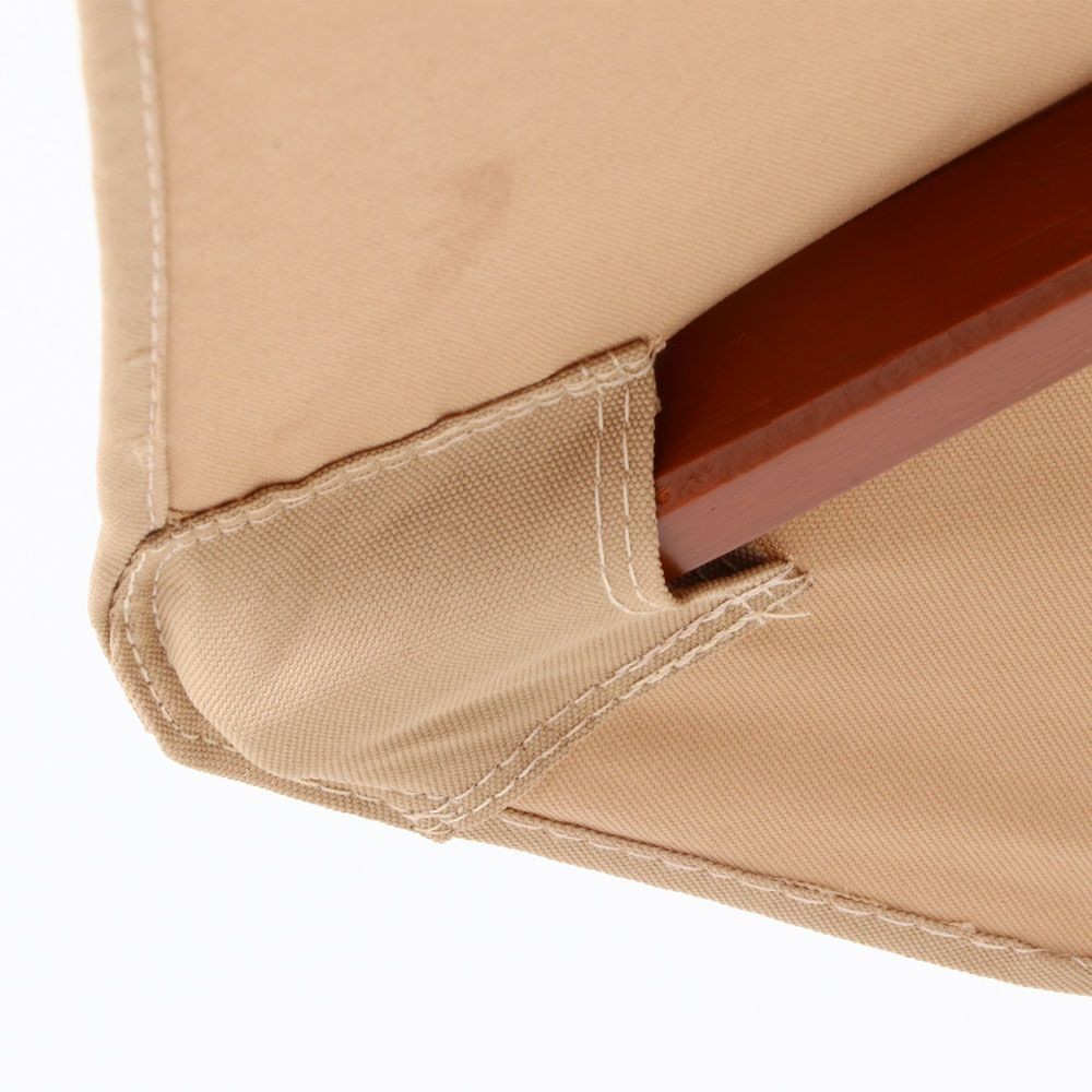 不二貿易  木製パラソル　210ｃｍ, ブラウン, 直径約209cm