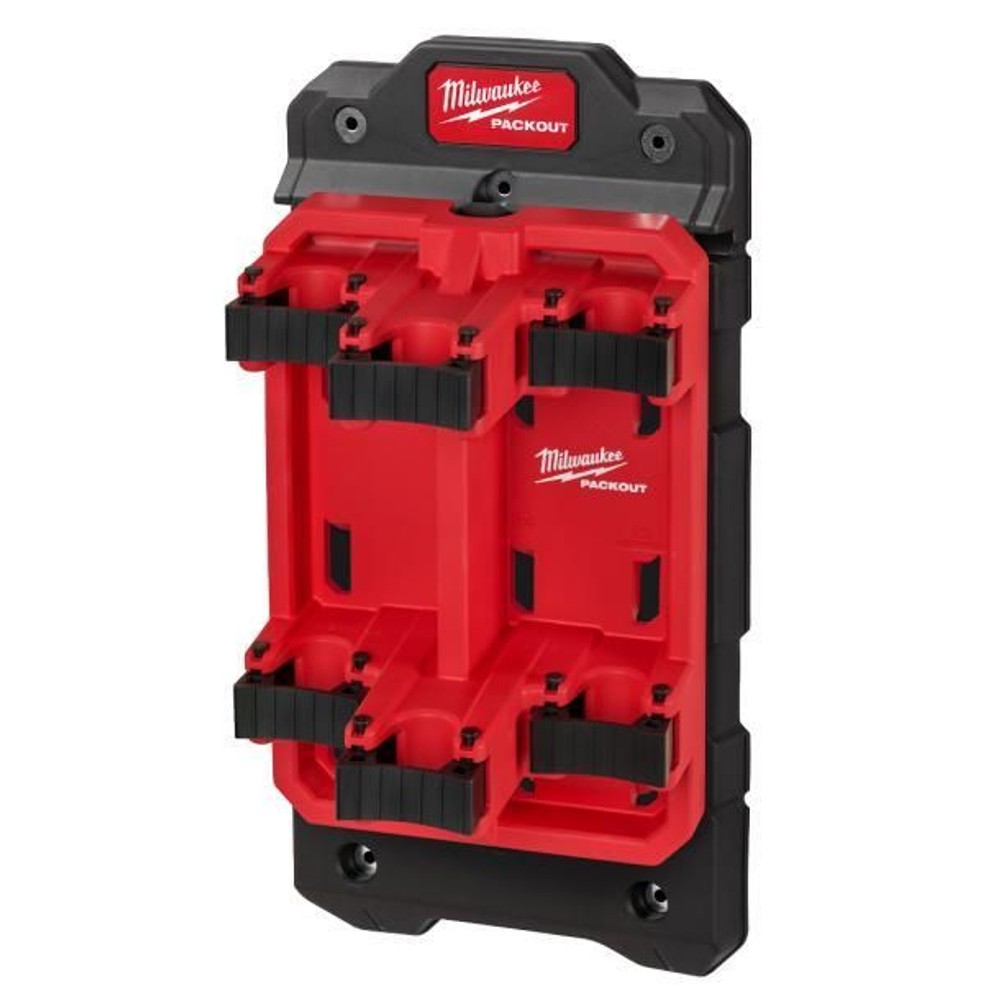 milwaukee PACKOUT スティックホルダー 48-22-8349, レッド, 幅238.76×高さ355.6×長さ177.8mm