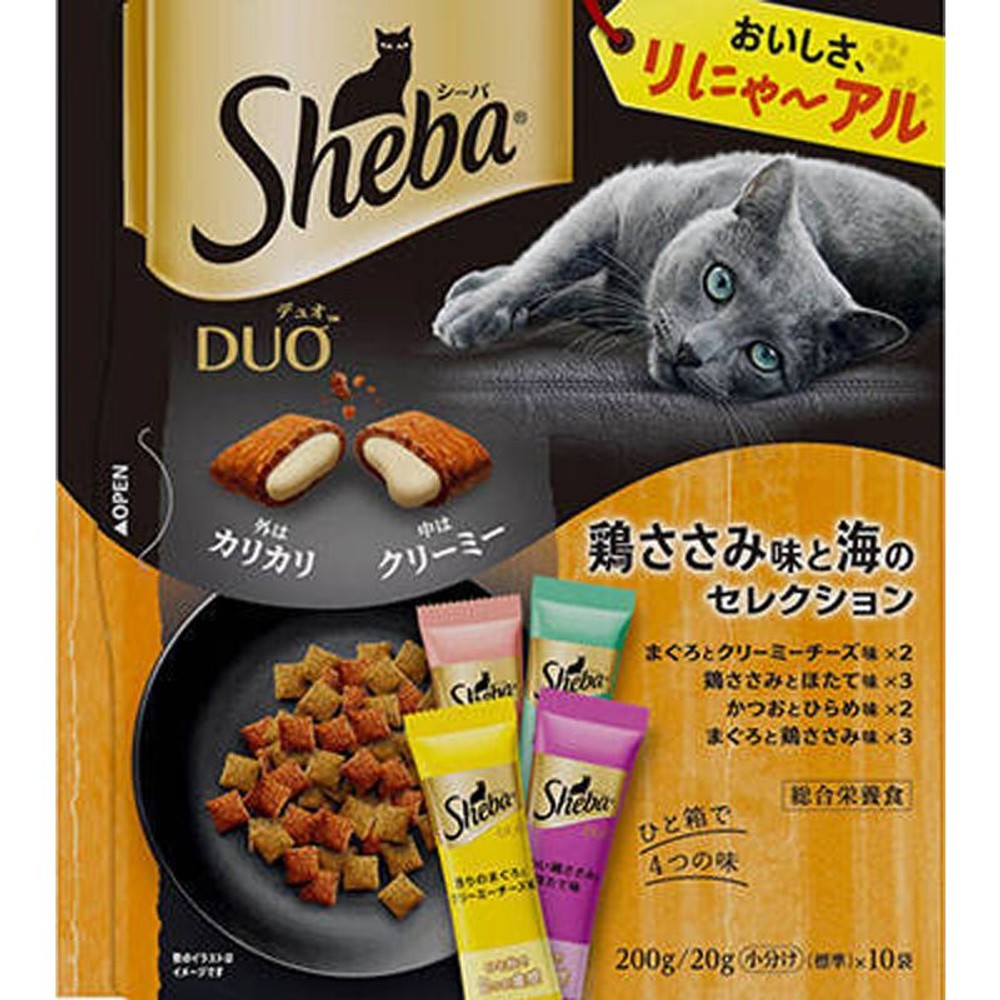 シーバデュオ　鶏ささみ味と海 200ｇ, 鶏ささみ味と海, 200g
