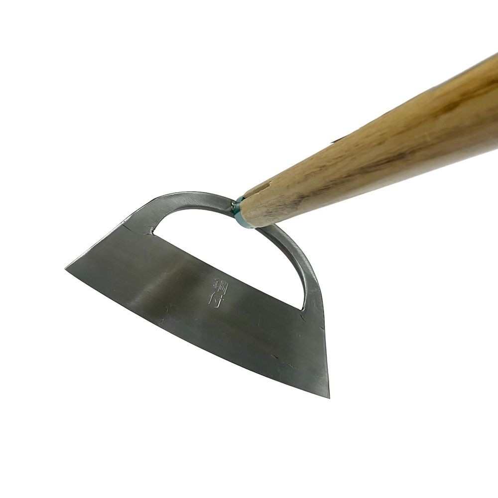 若獅子 鋼付ステン立鎌 焼柄 210, 鋼付ステン立鎌, 幅208mm&times;奥行1209mm&times;高さ127mm