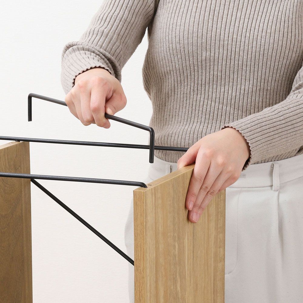 不二貿易 ＥＺＢＯ　ワイヤーデスク　ＮＡ【メーカー直送・代引不可】, ナチュラル, 幅1220mm&times;奥行620mm&times;高さ1360mm