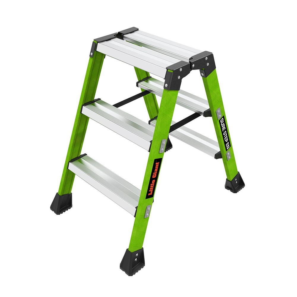 長谷川工業 シュアステップ 3段　LG-11953(シュアステップ 3段), グリーン, LG-11953
