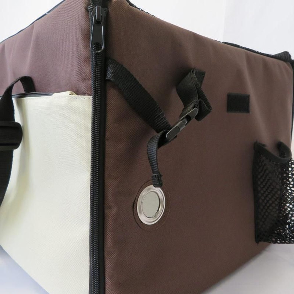 吸水口付ペット用ドライブソフトケース, ブラウン（S）, Sサイズ