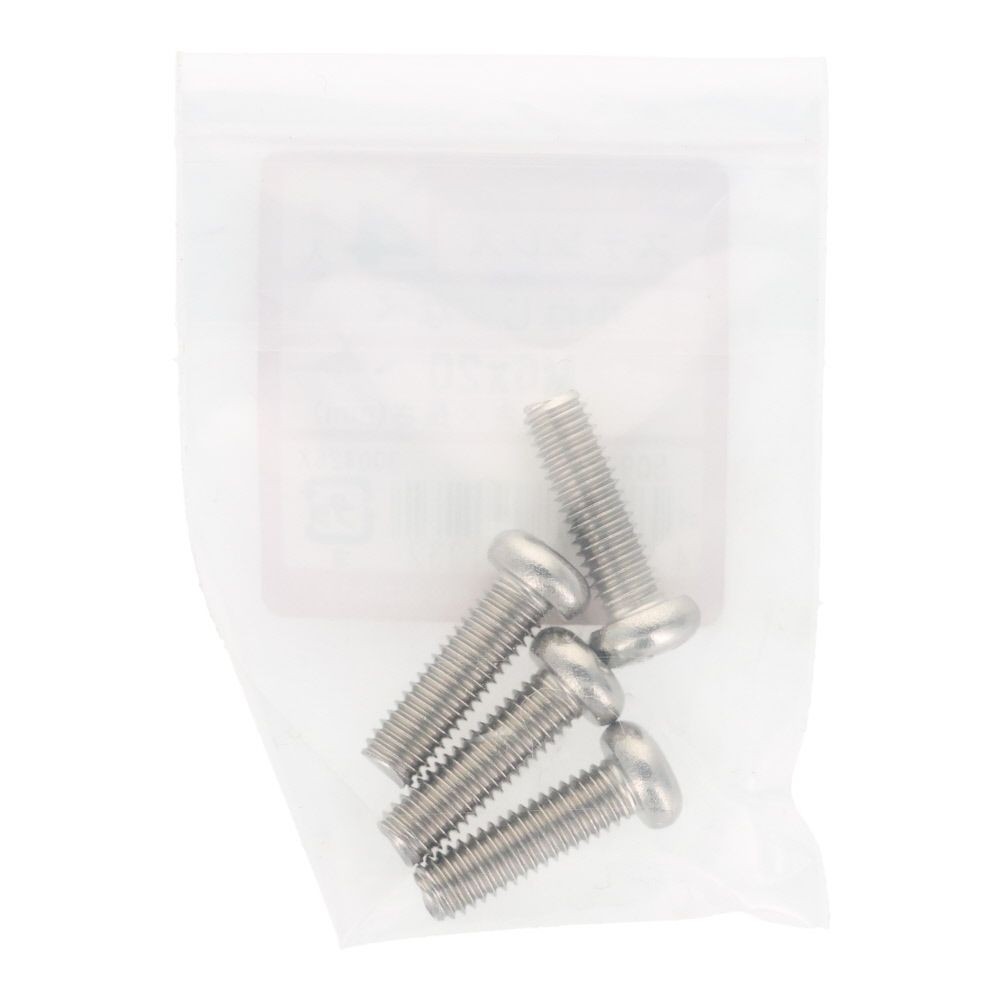 ＯＨＳＡＴＯ　ステン　コネジ　ナベ　Ｍ６&times;２０, ステンレス, 4本入り