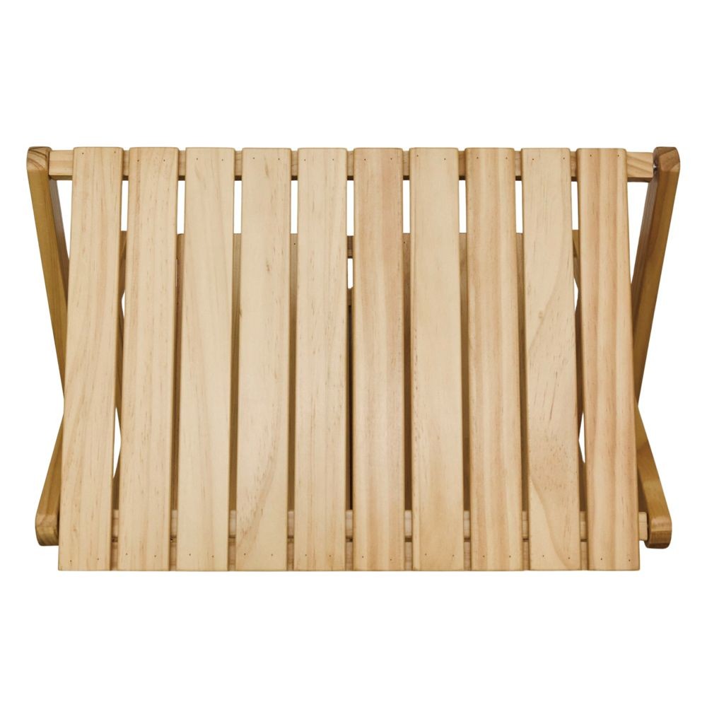 WIZ'A ウィザ　木製フォールディングラック　幅４６ｃｍ　３段, 天然木, 3段