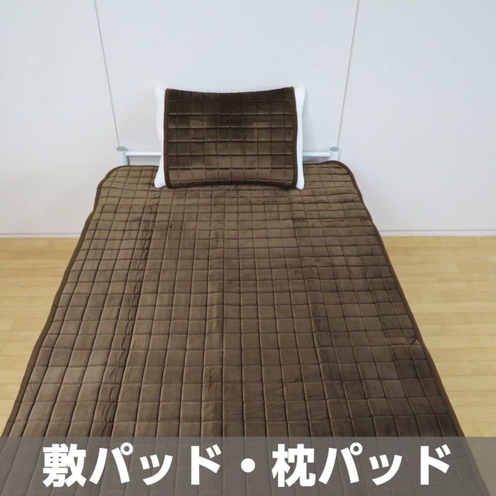 もちもち感覚　風合いの良い　枕パッド, ベージュ, 約47Ｘ58cm