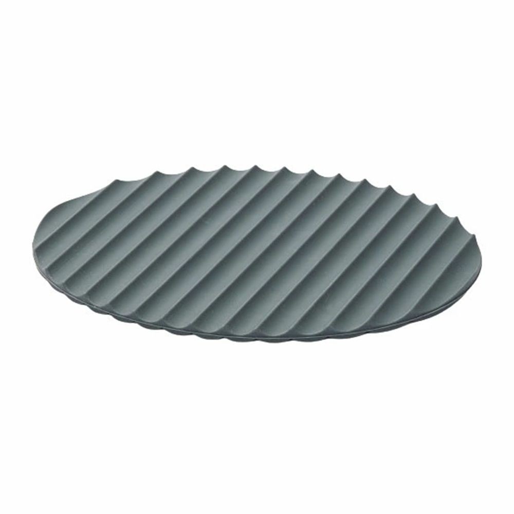 ヨシカワ EAトCO Nami シリコーンマット ダークグレー, ダークグレー, 幅180mm&times;奥行160mm