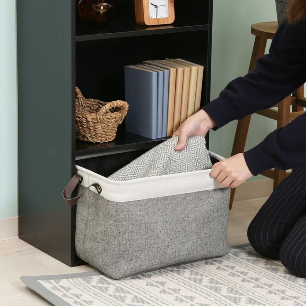 カラーボックス　3段【メーカー直送・代引不可】, ブラック, 3段