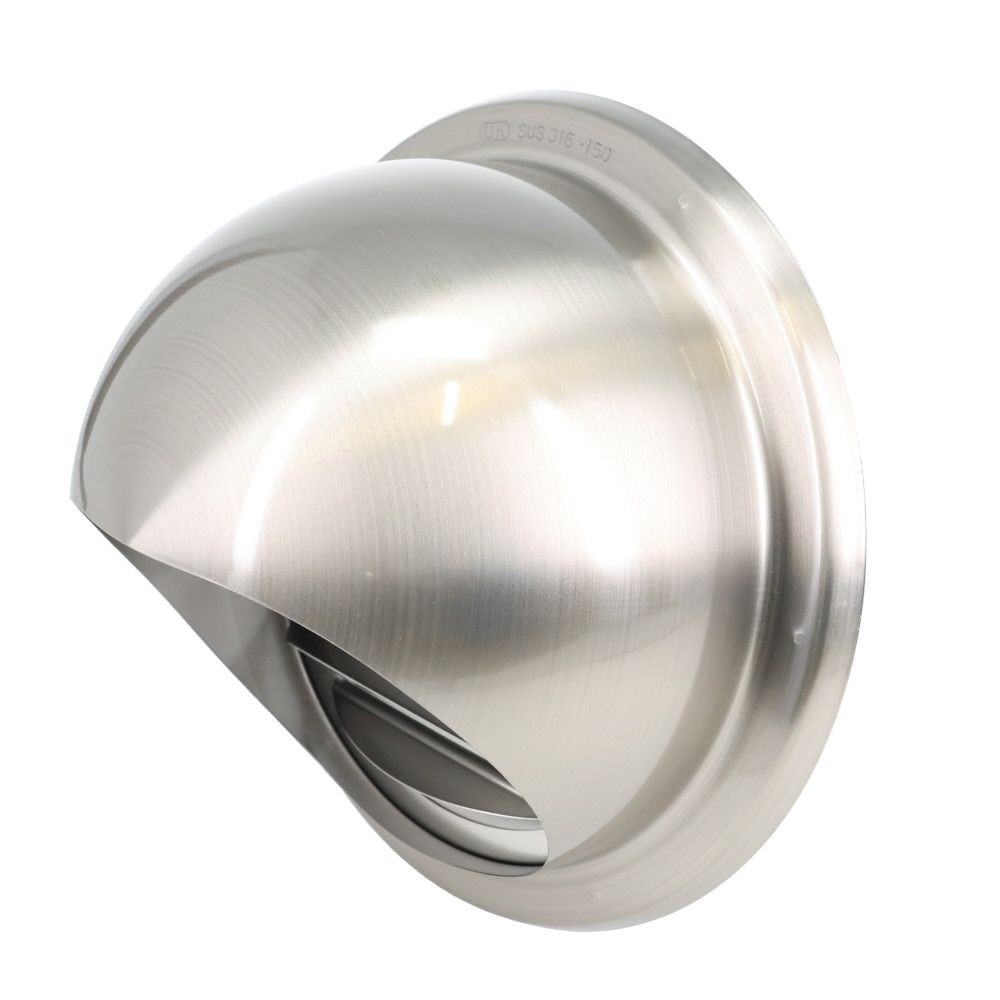 強制　ＳＴ丸型フードガラリ　１５０パイ　ＧＺＶ１５０ＳーＨＬ, ヘアーライン, φ150