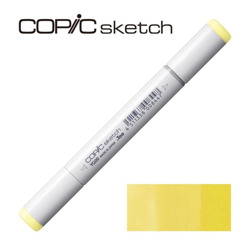 コピックスケッチ YG00 ミモザ・イエロー,  YG00 ミモザ・イエロー, スケッチ