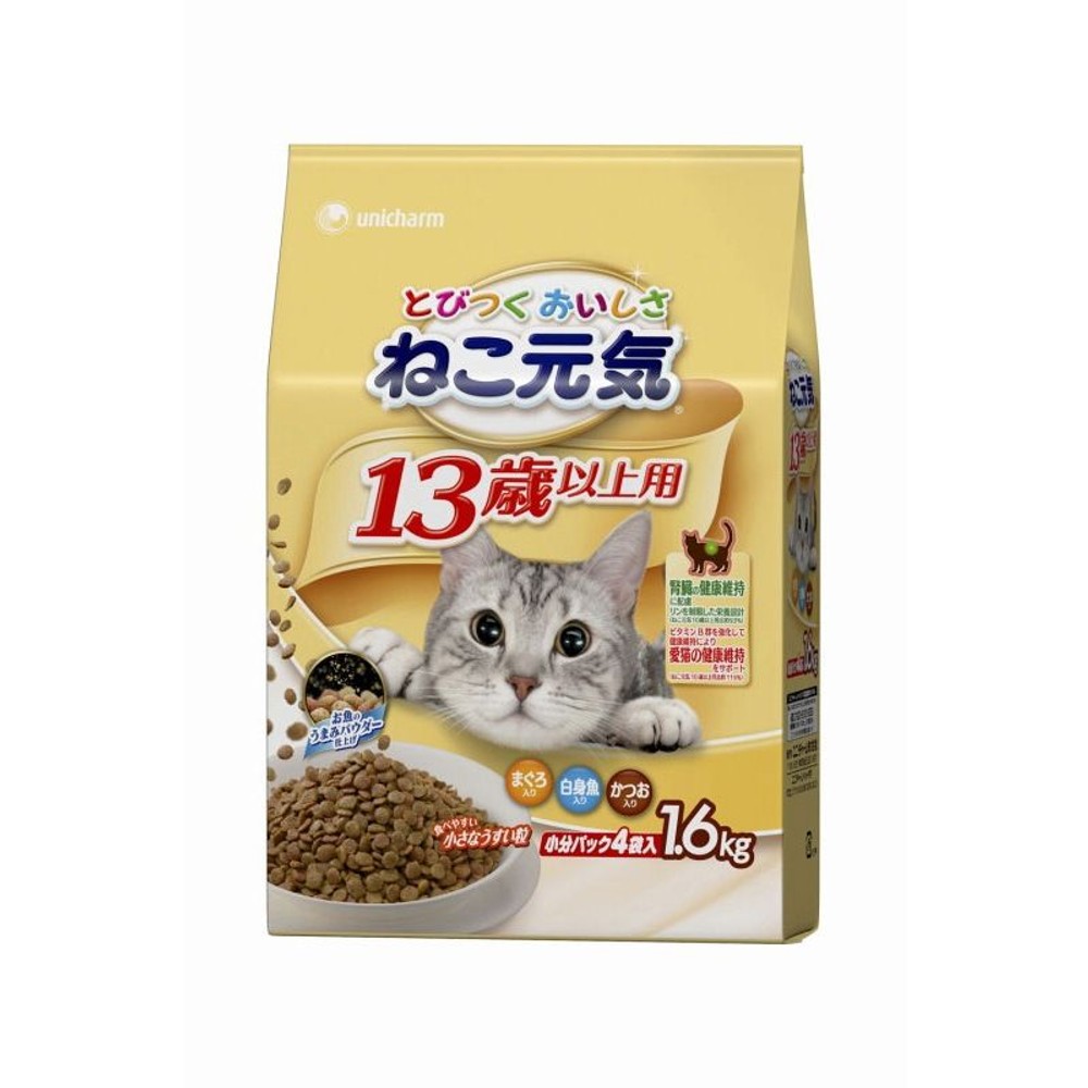 ユニチャーム　ねこ元気　13歳以上用　1．6ｋｇ, その他カラー１, その他サイズ１