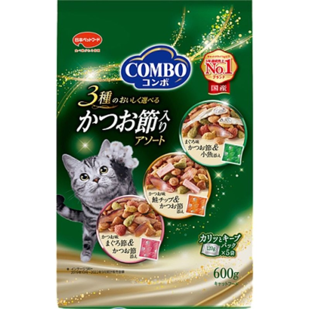 日本ペット　コンボキャット　かつお節アソート　600ｇ, その他カラー１, その他サイズ１