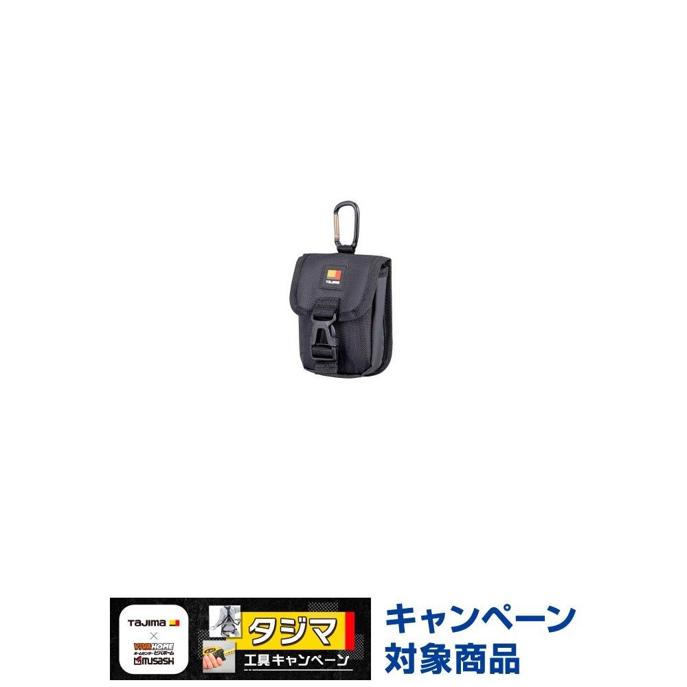 TAJIMA（タジマ）　セフポーチ ナイロン 胸1段　SFPCN-CB1, ブラック, 胸1段