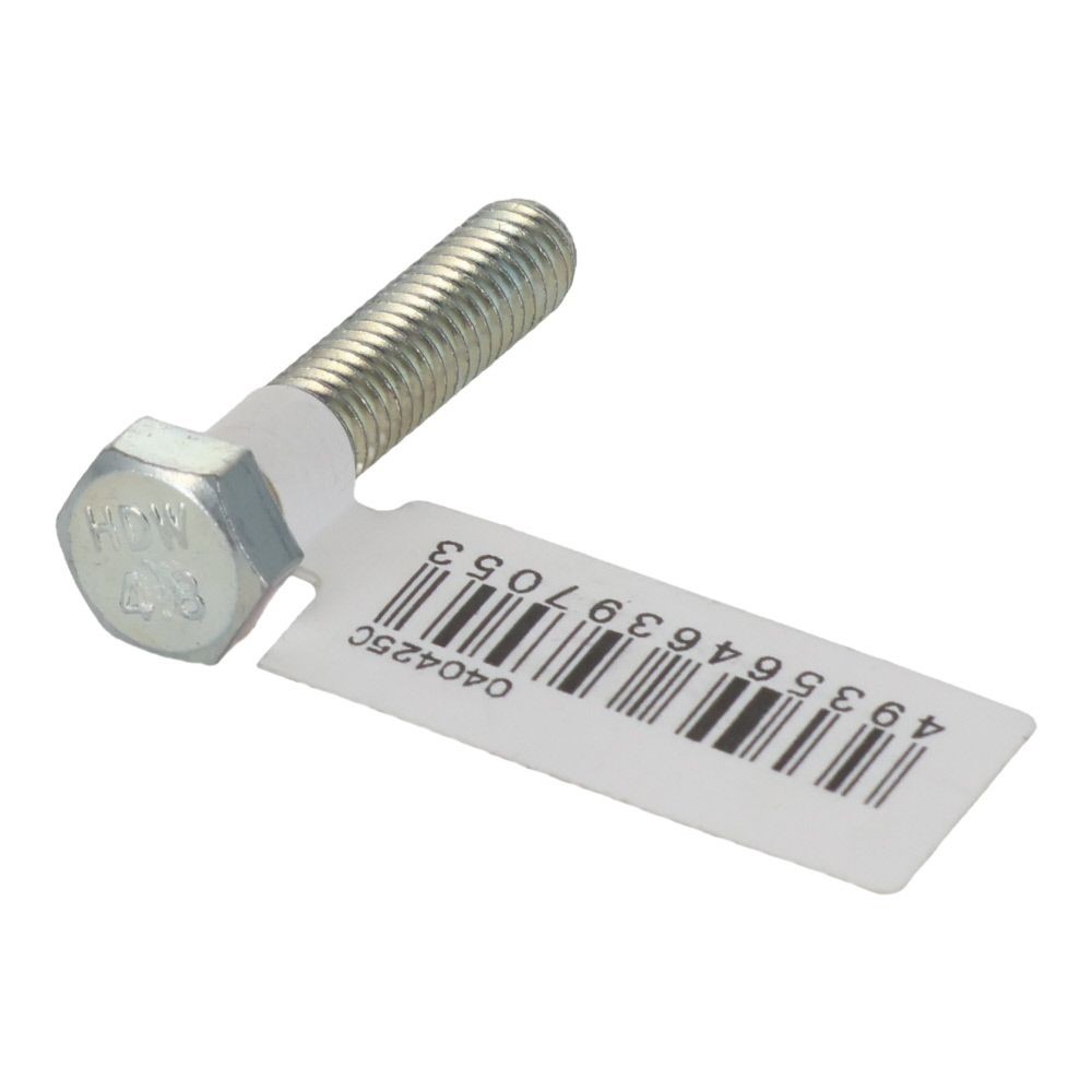 六角ボルト　ユニクロ　全ねじ　Ｍ６&times;３０, 全ねじ, M6&times;30