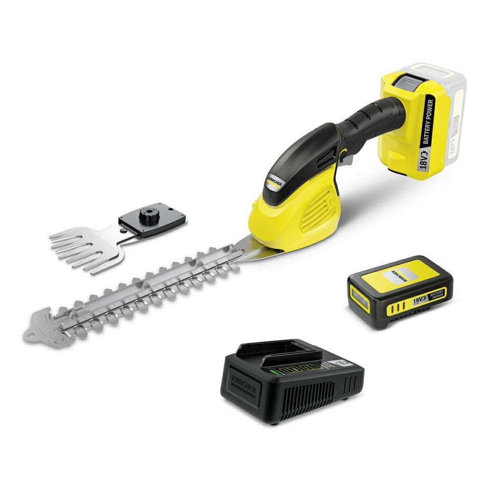 ケルヒャー　生垣バリカン　ＧＳＨ１８ー２０　バッテリーセット, イエロー, 18V