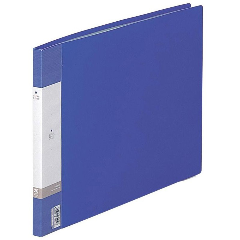 リヒト　クリヤーブックＡ4Ｅ, 青(B5), A3ヨコ