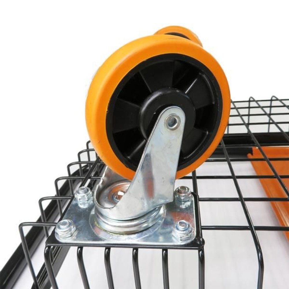 バスケット台車　60ｋｇ, 黒, 60kg