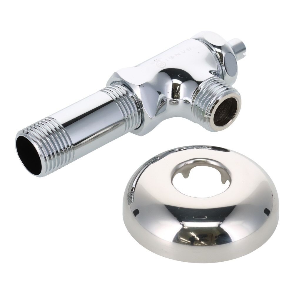 SANEI D式止水栓本体 共用形 JV22AD-X2A-13, D式, 共用形