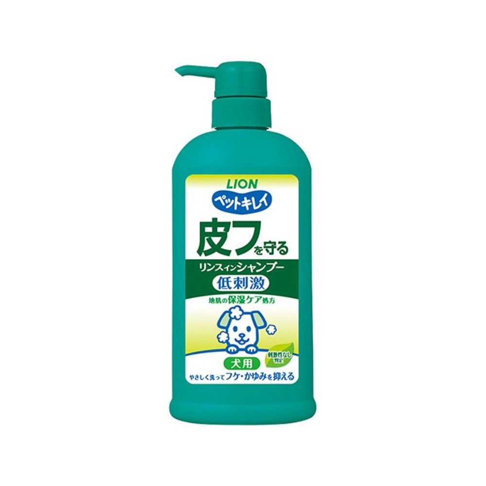 ライオン　ペットキレイ　皮フを守るリンスインシャンプー, 犬用（つめかえ用）, 400ml