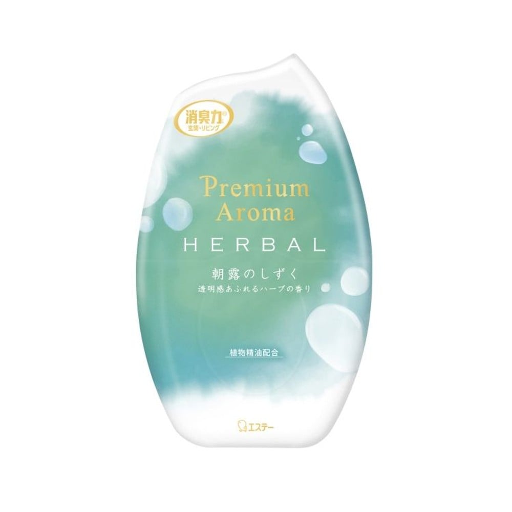 消臭力　Premium Aroma　朝露のしずく　玄関・リビング用, 朝露のしずく, 400ml