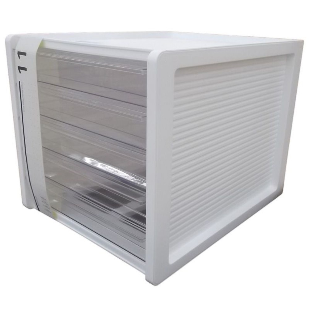 Ａ4レター浅型5段, ホワイト, その他サイズ１