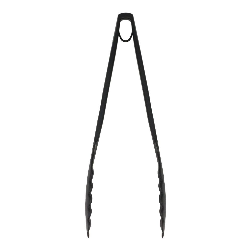 ホームシェフ　耐熱トング　中, ブラック, 255mm