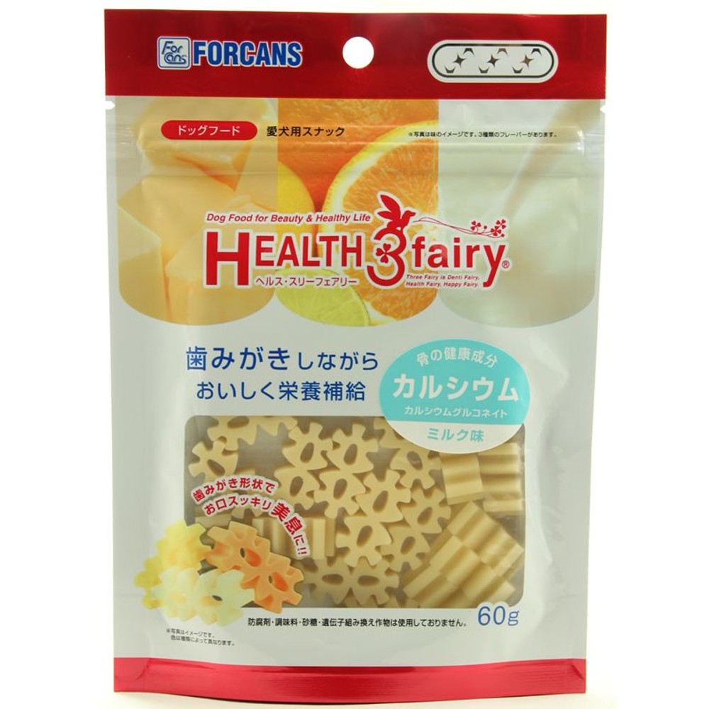 ヘルス・スリーフェアリー　カルシウム　ミルク味　６０ｇ, -, 60g