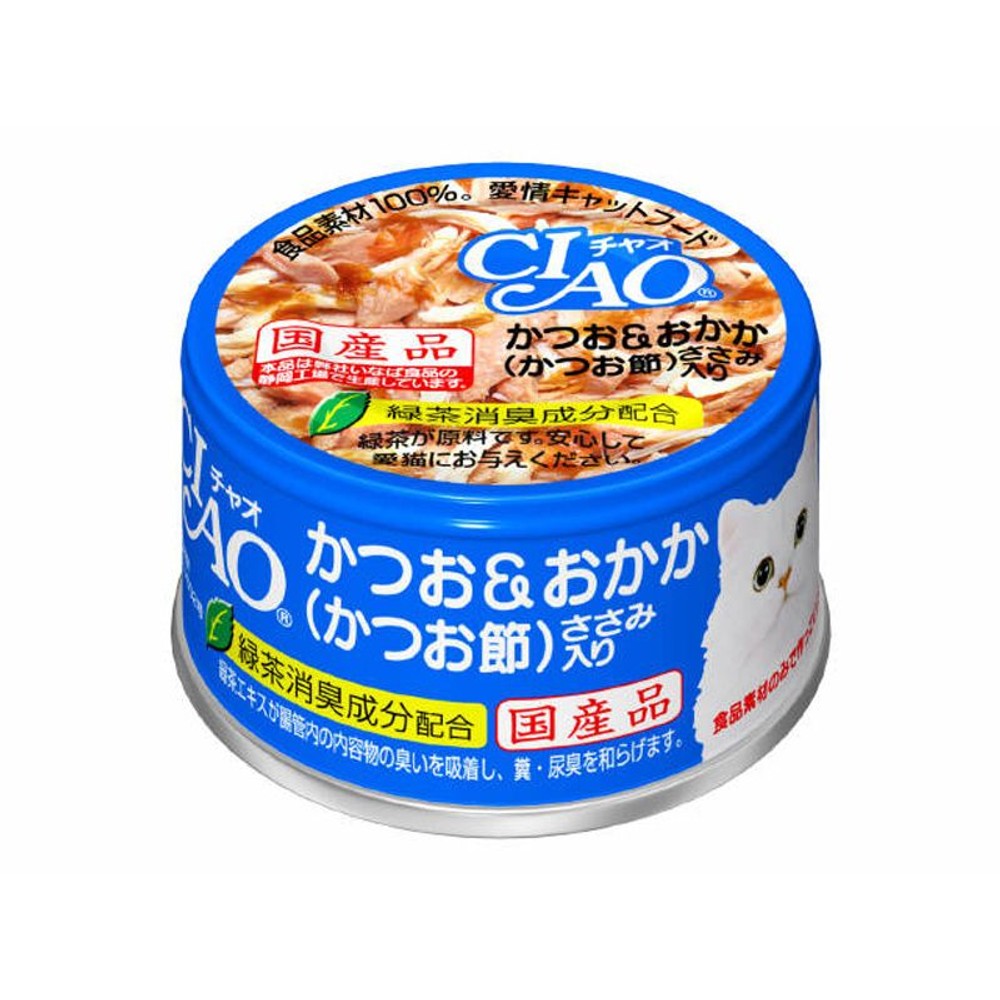 チャオ　かつお＆おかか　かつお節　85Ｇ, かつお&おかか(かつお節), 85g