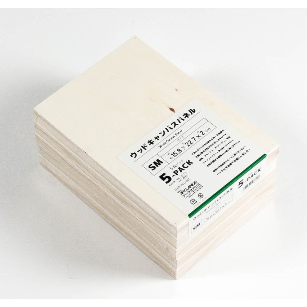 輸入木製パネルＳＭ　５枚パック, 木, SM(227×158mm)
