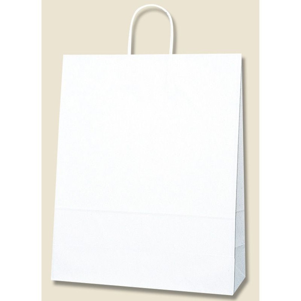 紙袋　25チャームバッグ　カスタムB　白無地　50枚, 白無地, カスタムB