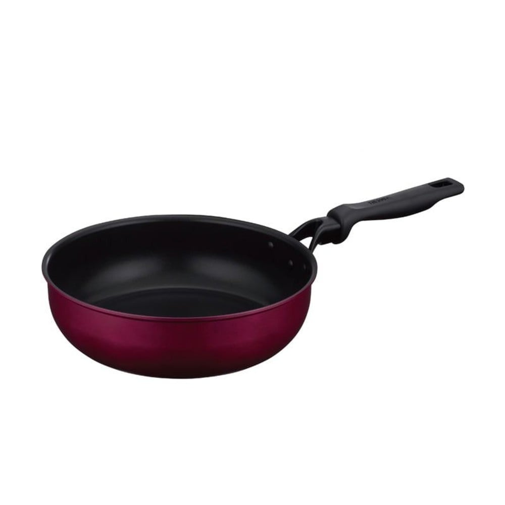 サーモス　ＩＨ炒め鍋 ＫＦＭー０２６Ｄ Ｒ, レッド, 26cm