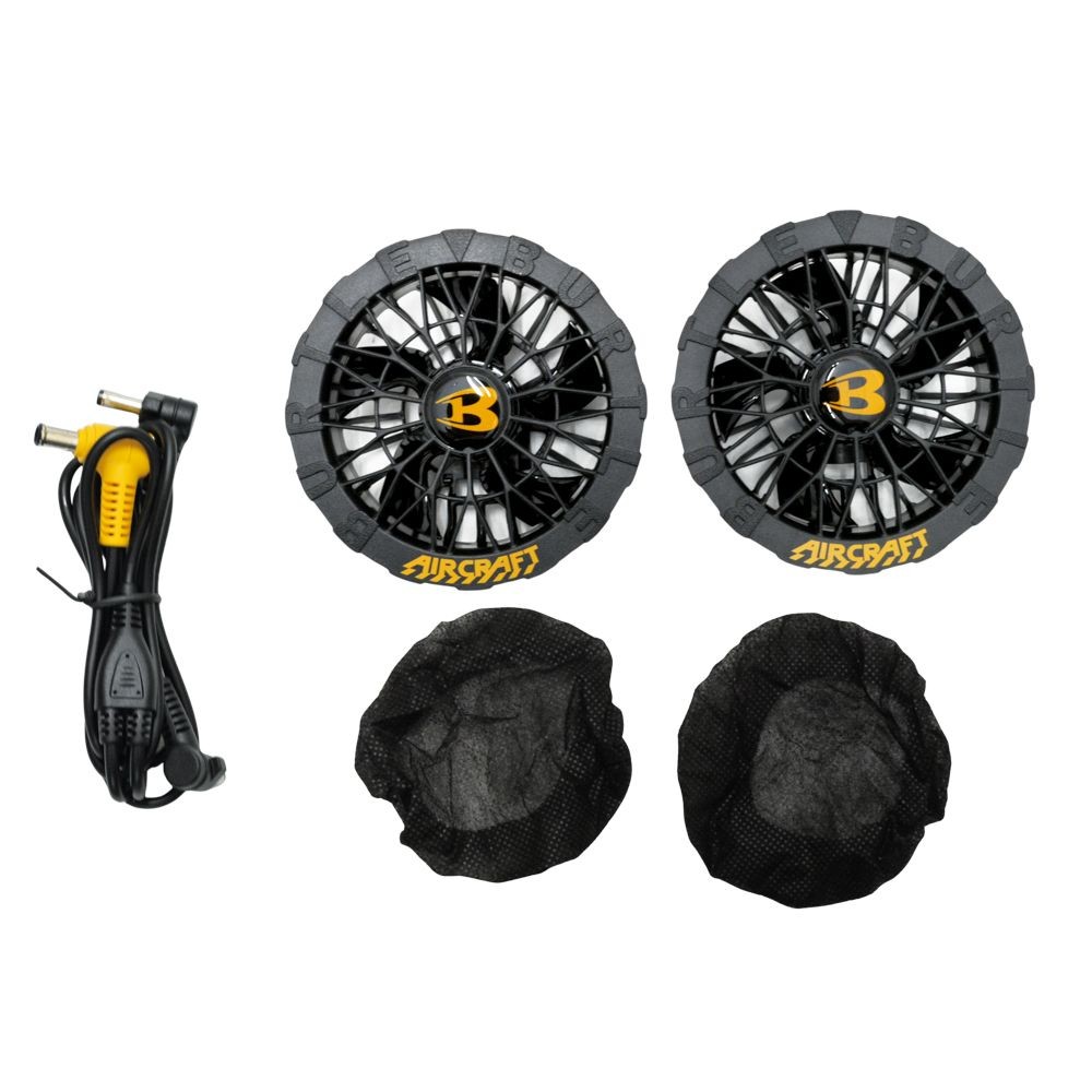 BURTLE AIRCRAFT バートル エアークラフト AC10 ファンユニット ブラック, ブラック, AC10-1