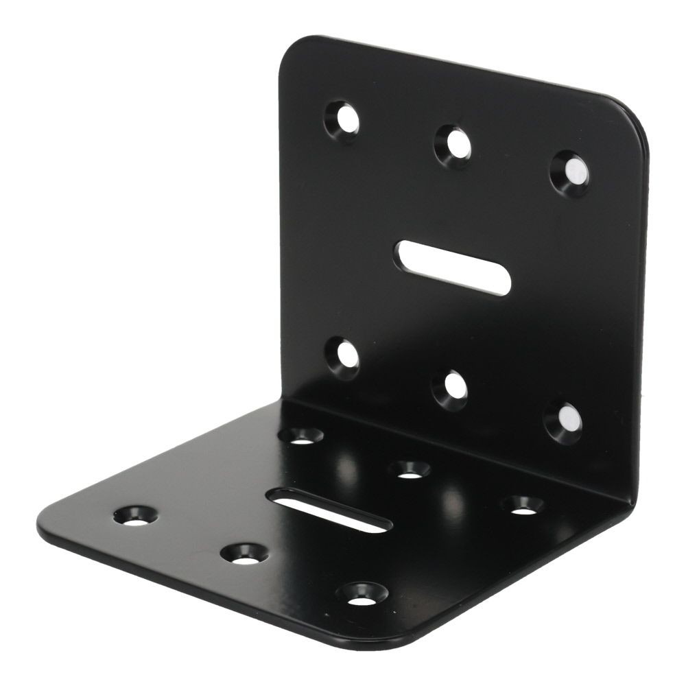 ２&times;４金具　Ｌ型タイプ　８０&times;７５&times;７５, 黒, L型