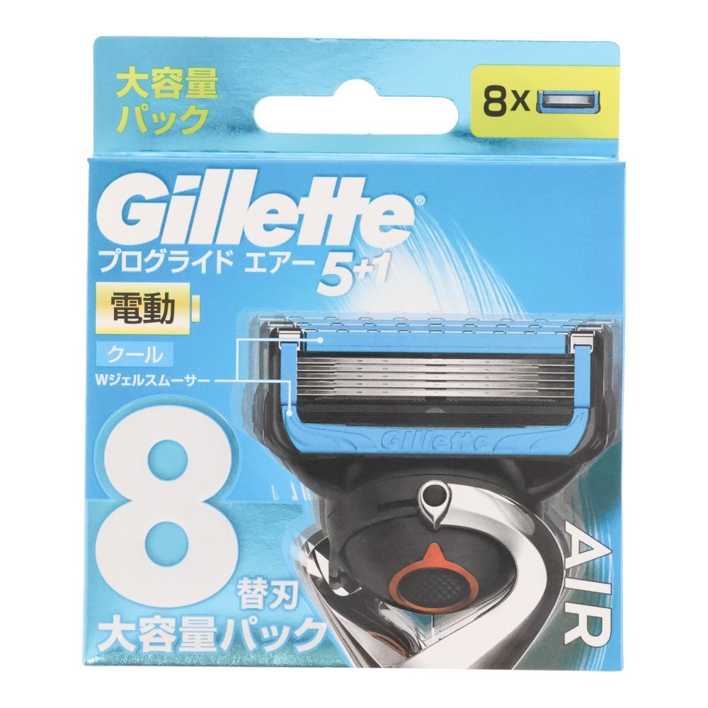 Ｐ＆Ｇ　ジレット　プログライドエアー　電動タイプ　替刃　８個入, 替刃, 8個入