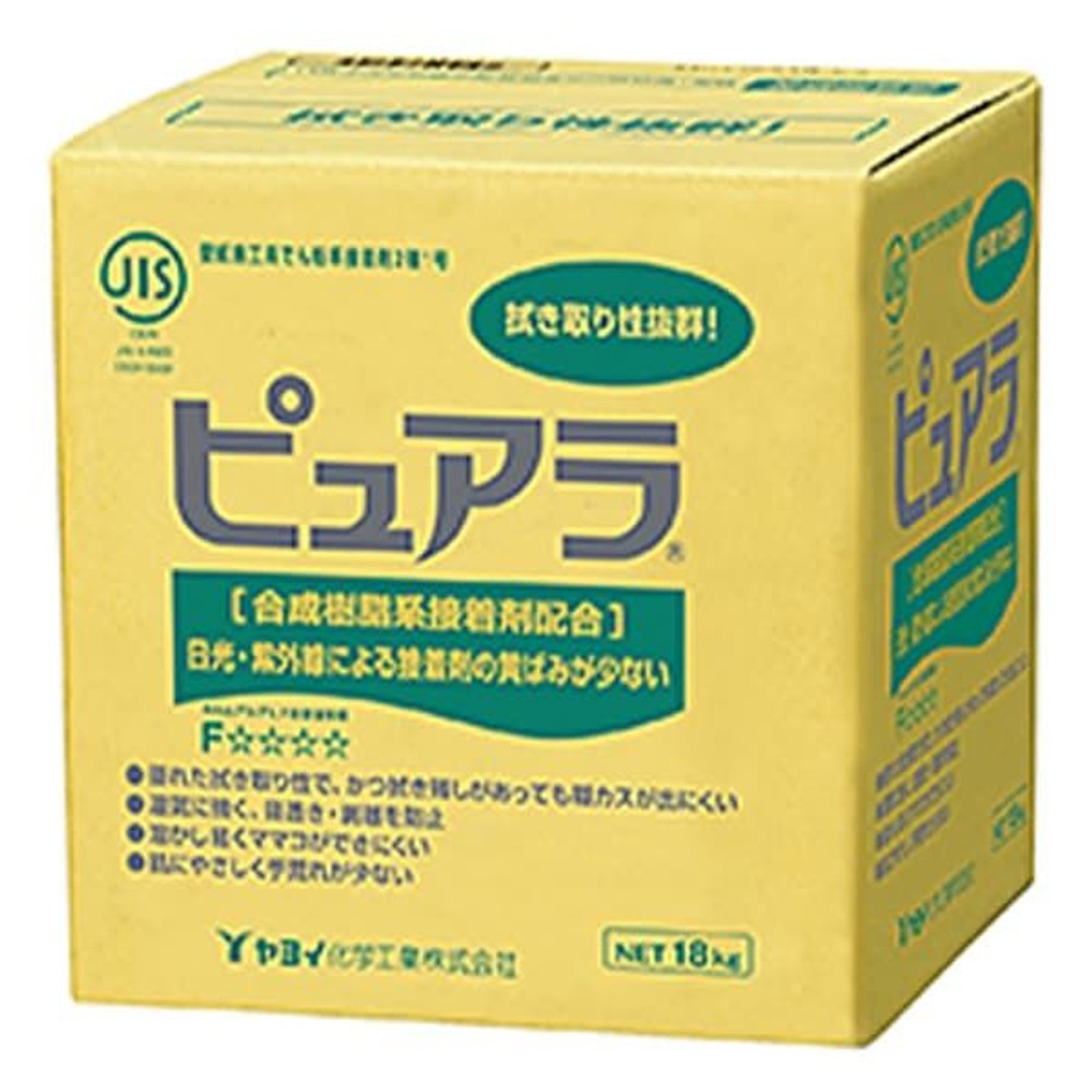 ヤヨイ化学 壁紙施工用接着材 ピュアラ 18kg, -, -
