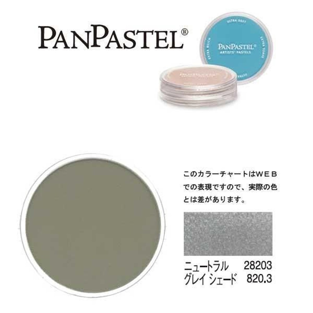 パンパステル 28203 ニュートラルグレイ シェード, シェード, 9ml 単品